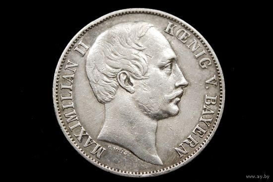 Талер 1861 г. Бавария (Германия), Максимилиан II