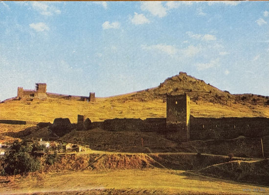 Открытка Крым Судак Генуэзская крепость