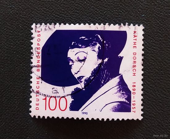 Марка Германия 1990 год Катарина Дорш
