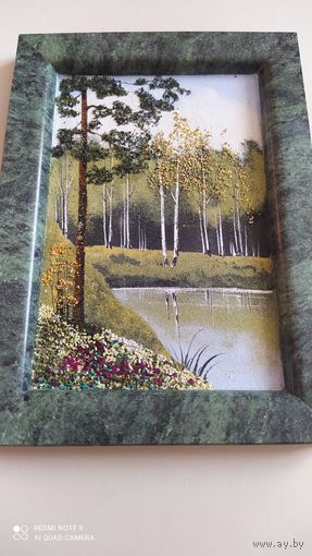 Картина из камня