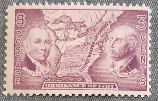 1937  150-летие принятия Северо-западного ордонанса 1787г  США