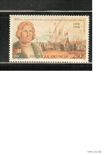 Нигер-1992 (Мих.1153) ** , Личности, Колумб, Корабль (одиночка)
