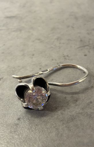 Серьга СЕРЕБРО 925 пр. (19).  Распродажа коллекции!!!