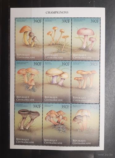 Центральная Африка. Флора. Грибы. Блок (1021)