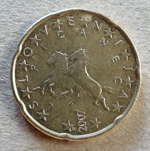 Словения 20 евроцентов 2007 г., KM# 72