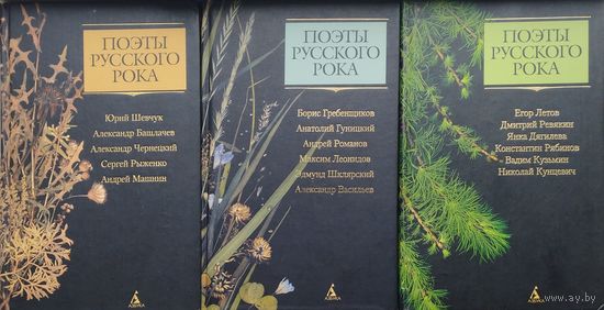 Поэты русского рока" (Борис Гребенщиков, Анатолий Гуницкий, Андрей Романов, Максим Леонидов, Эдмунд Шклярский, Александр Васильев)