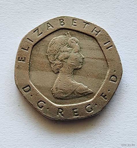 Великобритания 20 пенсов, 1982