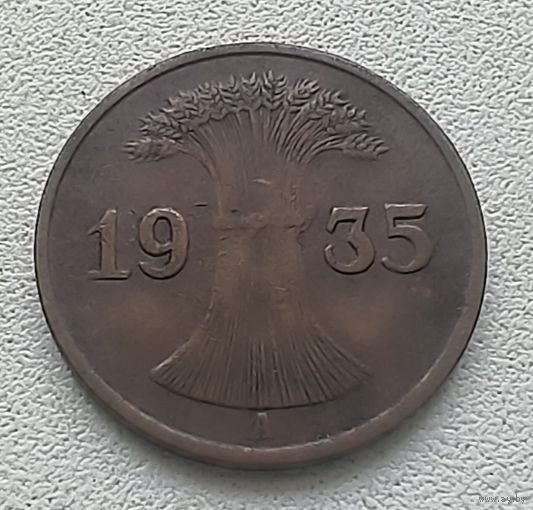 Германия 1 рейхспфенниг, 1935 А 7-10-22
