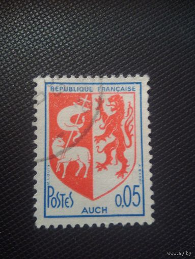 Франция. Стандарт. 1966г. гашеная