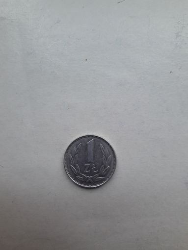 Польша 1 злотый 1977