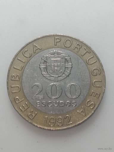 Португалия 200 эскудо 1992 года .