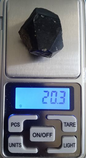 Морион. Кристалл черного кварца. 20,3 грамма.