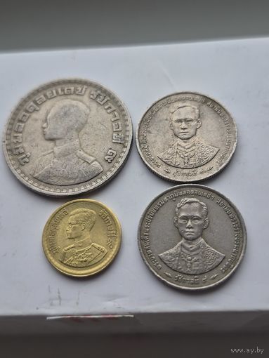 Сборный лот сатанги Тайланда. Лот состоит из 4-х монет. Монеты не чищены. 45260