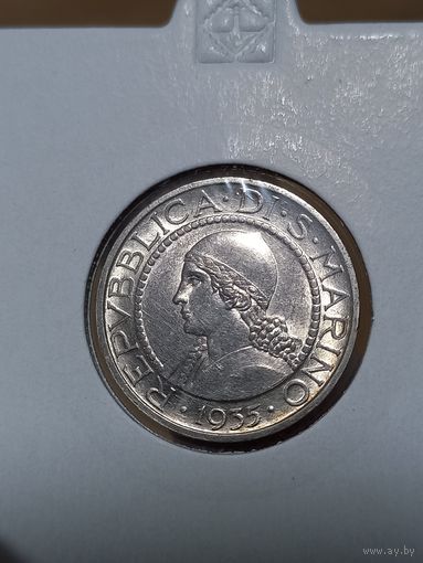 5 лир 1935 Сан-Марино UNC