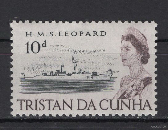 Тристан да Кунья /Tristan da Cunha 1965** Корабль Елизавета II
