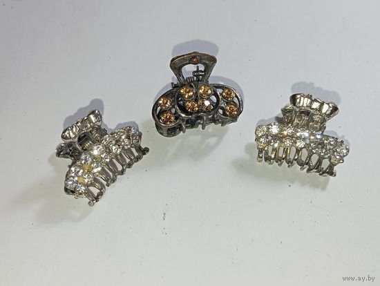 Брошь - заколка  . Распродажа винтажный бижутерии с рубля !