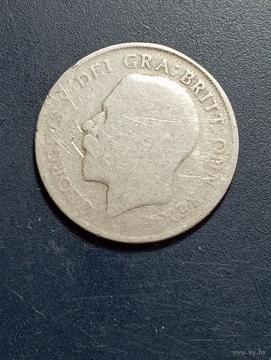 Великобритания 1 шиллинг 1922 года . Георг 5 .