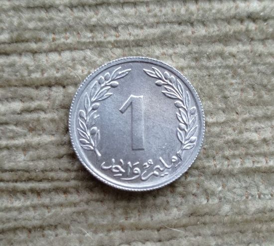 Werty71 Тунис 1 миллим 1960