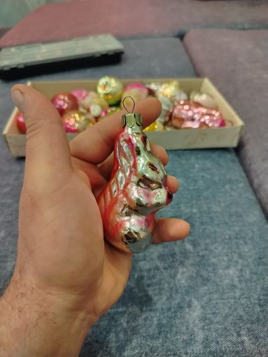 Все лоты с 1 Рубля. Елочная игрушка СССР. Белка. Бельчонок. Из набора " Цирк"