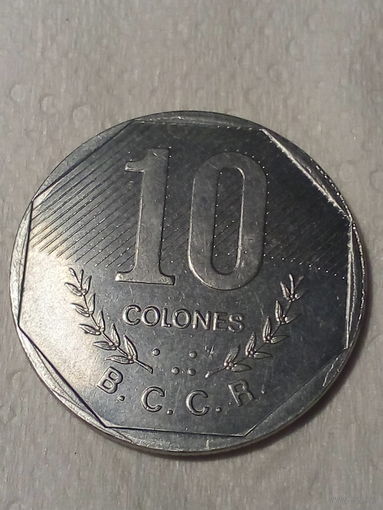 10 колонов Коста-Рика 1983 год
