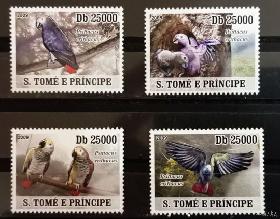 С ТОМИ И ПРИНЦИПИ   2009  Дикая Фауна  ОХРАНА ПРИРОДЫ WWF MNH