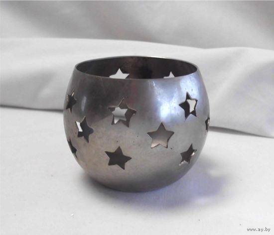 Подсвечник прорезной Звезда Рождество Новый год 01