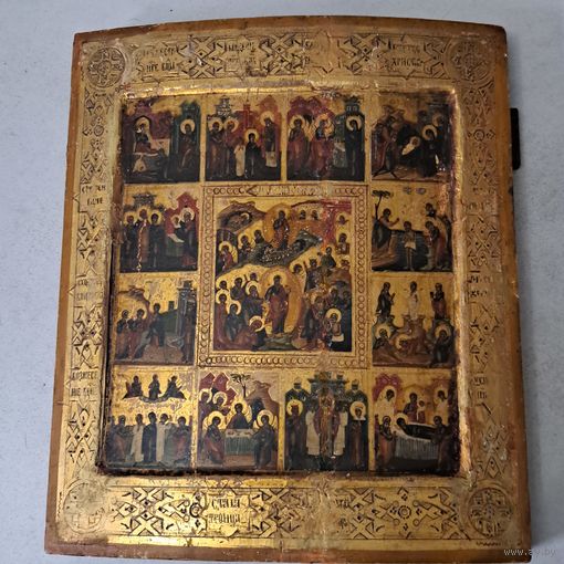 Старинная икона.Сусалка. 19  век