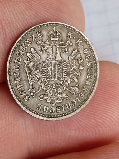 1 крейцер 1881 года в отличном состоянии!!!