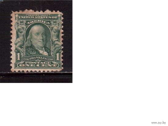 США-1902,(Мих.138)  * , Стандарт, Президенты, Франклин