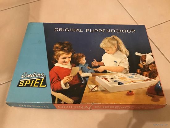 Набор кукольный доктор ГДР фирмы Combina 70е годы винтажная игра времен СССР
