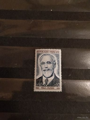 1965 Франция Пауль Лукас композитор искусство культура чистая клей MNH** выпускалась одиночкой( 1-9)