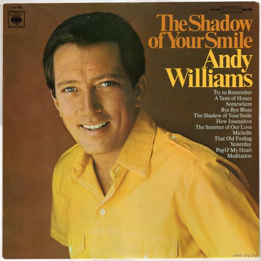 LP Andy Williams 'The Shadow of Your Smile'