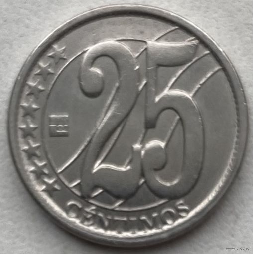 Венесуэла 25 сентимо 2007 г.