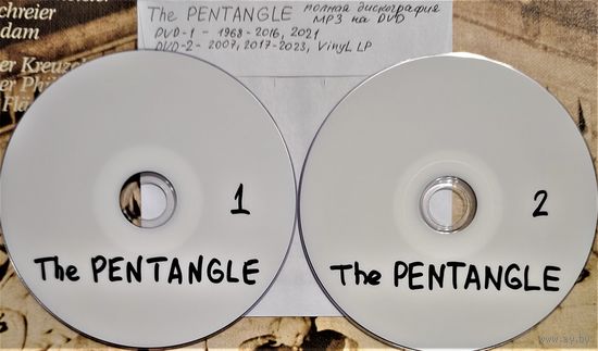 DVD MP3 The PENTANGLE  дискография (Folk rock, Psychedelic rock) - 2 DVD-5