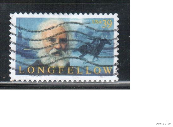 США-2007 (Мих.4198) , гаш.,  Личности, Писатель (одиночка)