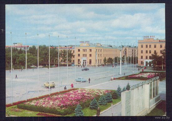 СССР ДМПК 1977 Южно-Сахалинск пл.им.Ленина авто