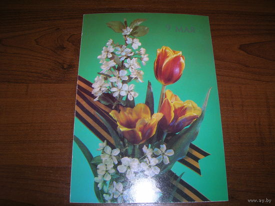 9 Мая Цветы Дергилев 1990 год чистая