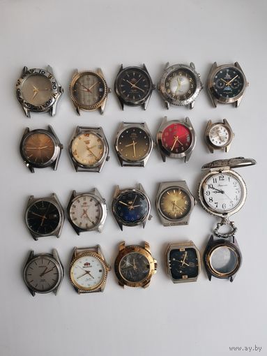 Часы механические импортные разные 20 штук с 1 рубля