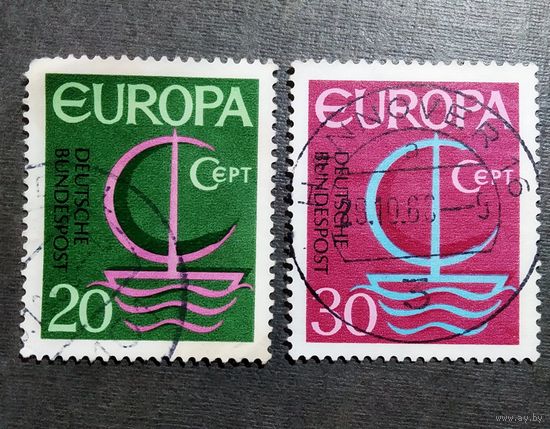 Марки Германия 1966 год Европа СЕРТ