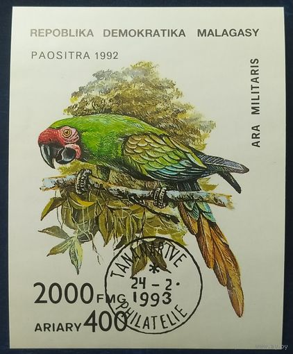 Мадагаскар 1993 птицы, Б\З