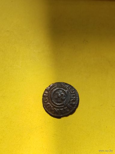 Солид 1640 г., Кристина, неплохая монетка, СМОТРИТЕ ДР. МОИ ЛОТЫ., СМОТРИТЕ ДР. МОИ ЛОТЫ.