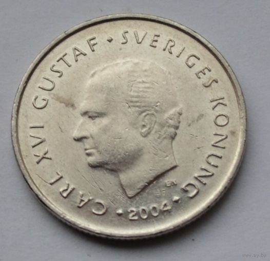 Швеция, 1 крона 2004 г.