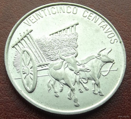 Доминикана. 25 сентавос 1991