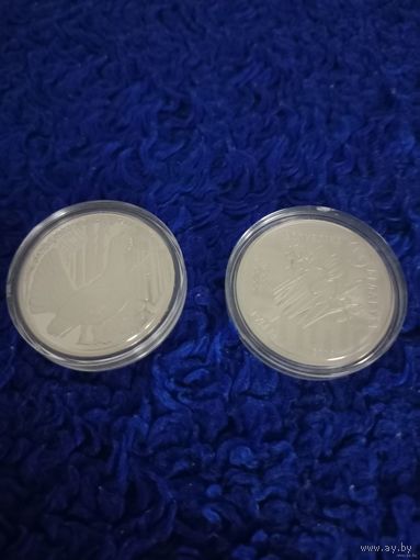 Глухарь , Глушец ,  Заказнік "Котра" ("Заказник "Котра") , Ирис сибирский . ( "Касач сiбiрскi" ) , медно- никель ,    1 рубль , 2018 год , м\н .  тираж 2000 штук . Редкость !