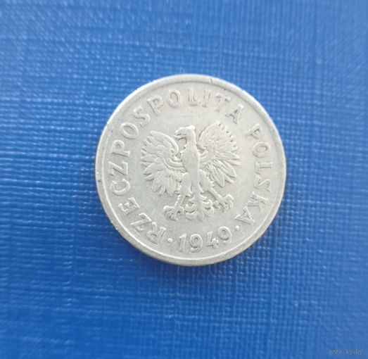 Польша 20 грошей 1949 алюминий