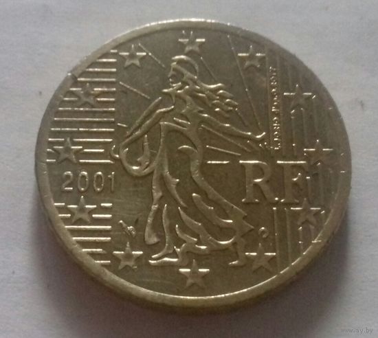 50 евроцентов, Франция 2001 г.