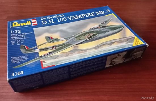 Сборная модель: de Havilland DH.100 Vampire Mk.5 ; REVELL  1/72.