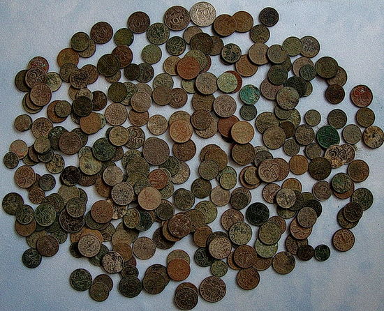 1,2,5,10,20,50  грошей (277шт.)