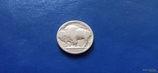 5 центов 1936 год США Бизон (Состояние на фото)