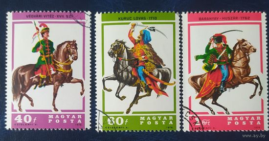 Венгрия 1978 всадники, лошади  3 из 6